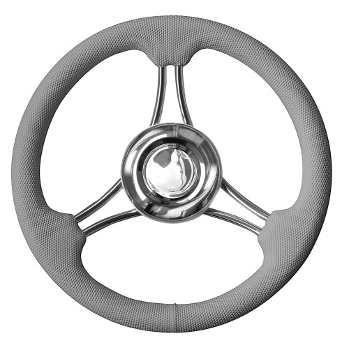 VS12 Steering Wheel -  Diameter 320mm - Grey  - 62.00839.03 - Riviera 